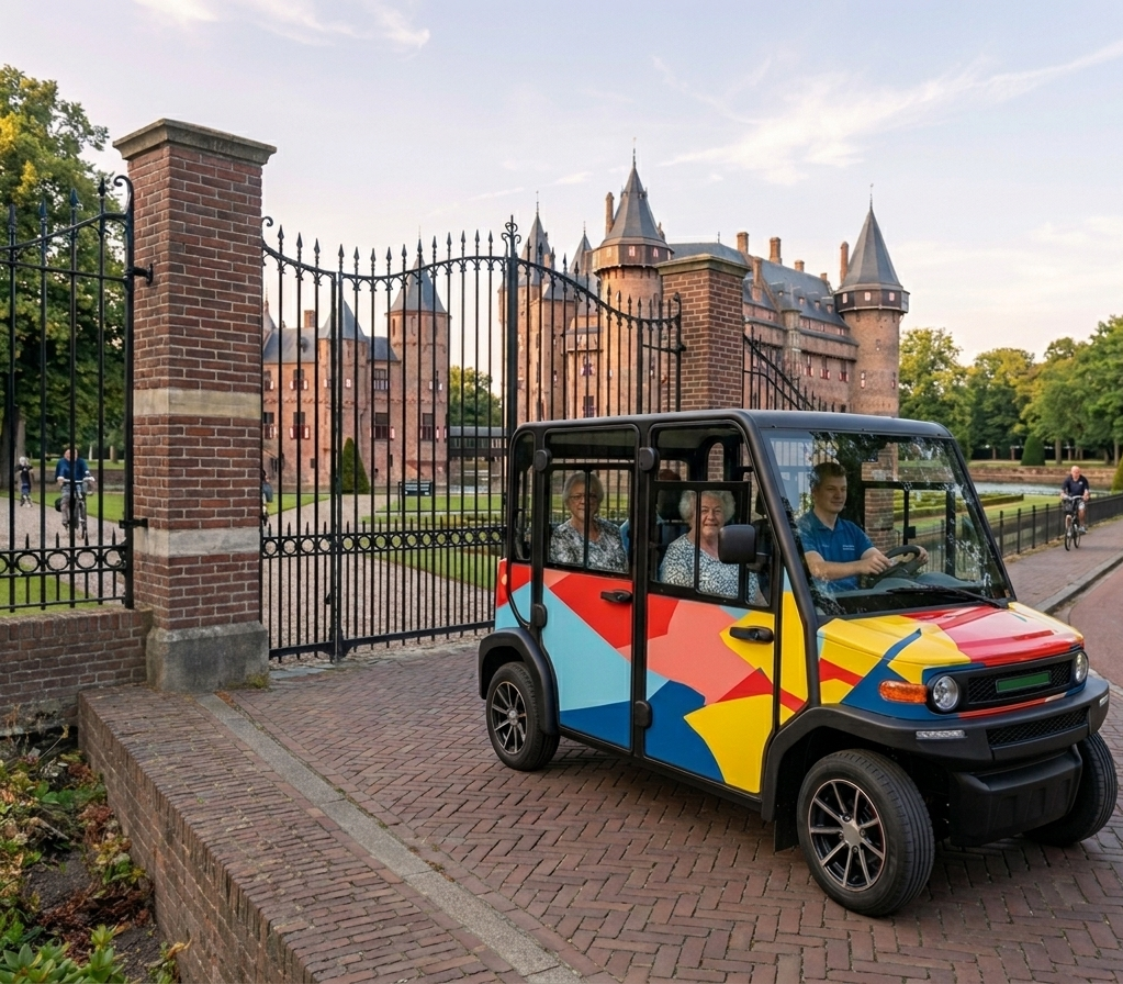 U Mobiel bij Kasteel de Haar